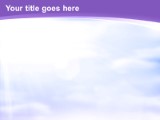 God Rays 02 Purple PowerPoint Template text slide design